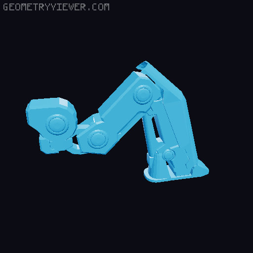 Faijin quadrupedal robot from the mobile and desktop game Kreig Robots 3D model thumbnail