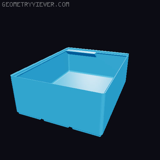 Gridfinity cups height 8 (60mm) collection 3D model thumbnail