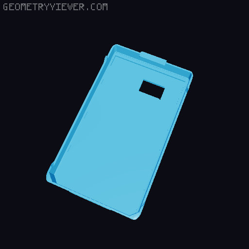Meshtastic Lilygo T-Deck 10000mAh 3D model thumbnail