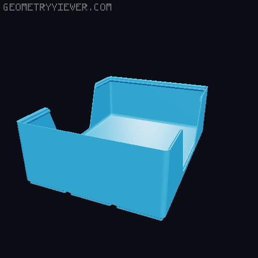 Gridfinity wall cutout collection 3D model thumbnail