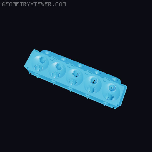 V10 Engine Turbocharged working belt driven Model (printer optimized) 3D model thumbnail
