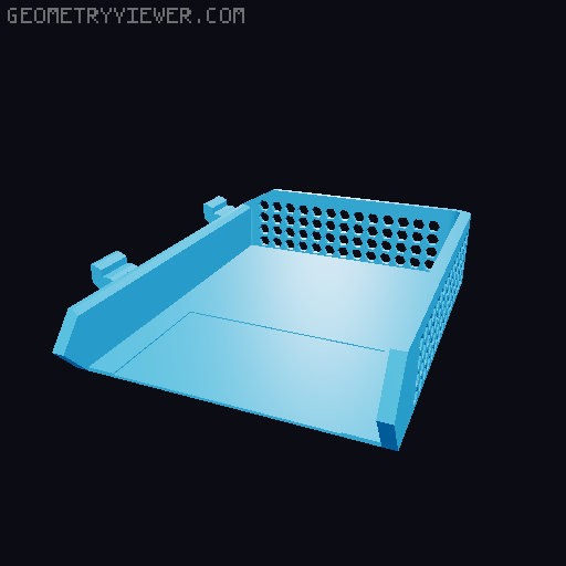 Prusa Mini Extra Large Storage Basket/Box 3D model thumbnail