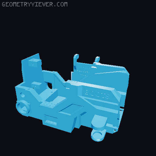 3D Printed RC Forklift - DIY 3D model thumbnail