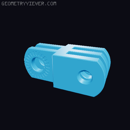 Articulated arm 3D model thumbnail
