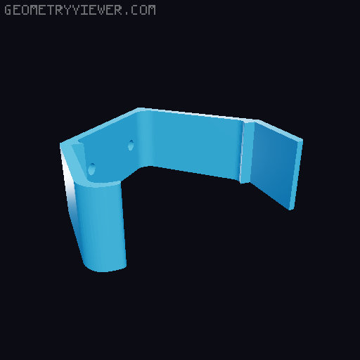 M-VAVE Tank  pedal desktop stand 3D model thumbnail