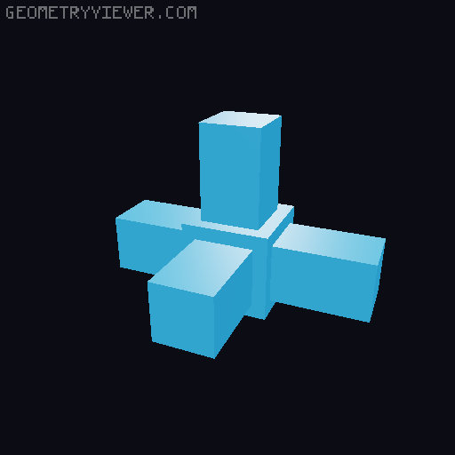 square tube adapter 3D model thumbnail