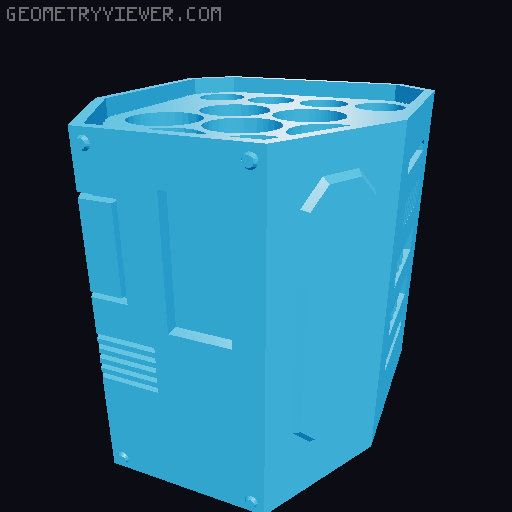 Remixed Battery Missle Launcher 3D model thumbnail