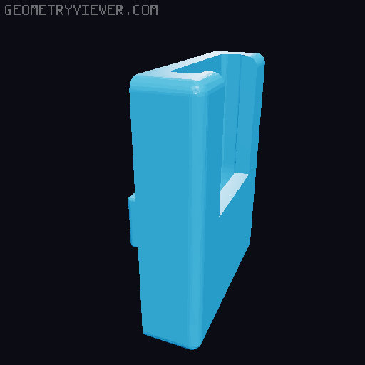 IKEA BOAXEL Filler holder 3D model thumbnail