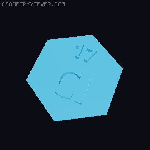 The truly periodic table of elements 3D model thumbnail
