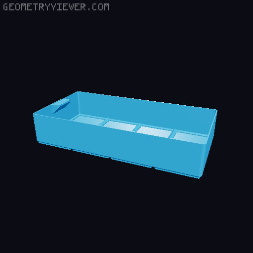 Small Parts Assortment System 3D model thumbnail