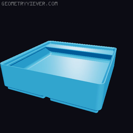 Gridfinity cups height 3 (25mm) collection 3D model thumbnail
