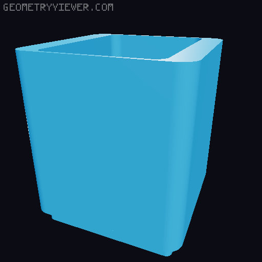 Gridfinity Headboard Organizers 3D model thumbnail