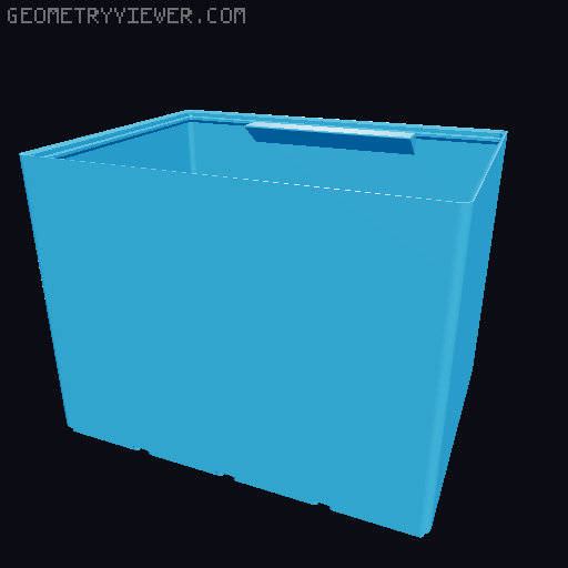 Gridfinity cups height 18 (130mm) collection 3D model thumbnail