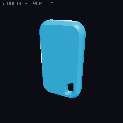 SanDisk Extreme Portable SSD (SDSSDE61) Compact Case 3D model thumbnail