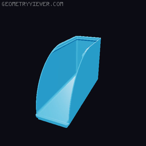 Gridfinity rouded bins collection all sizes 3D model thumbnail