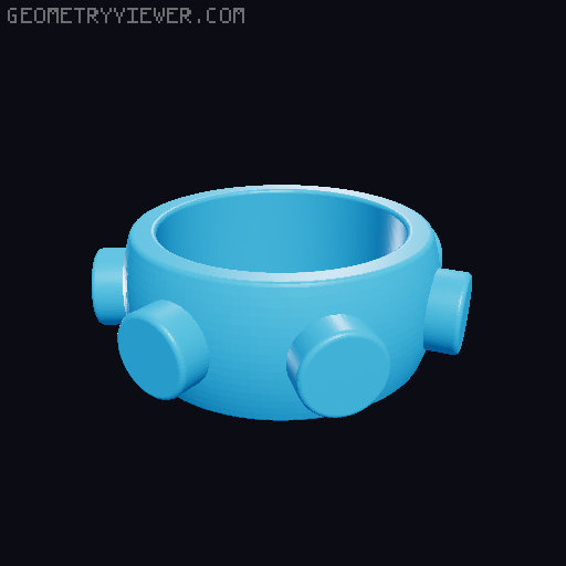 The Brick Ring of Creativity 3D model thumbnail
