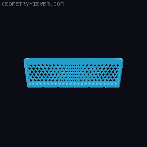Gridfinity Hex Bins all sizes 3D model thumbnail