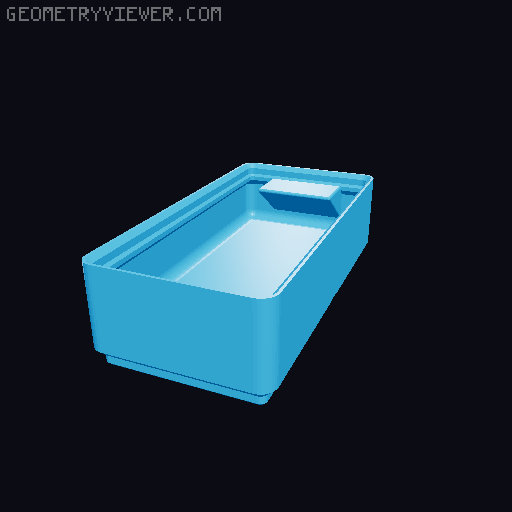 Gridfinity cups height 3 (25mm) collection 3D model thumbnail