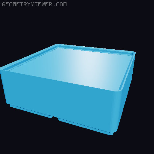 Filled-in Gridfinity Boxes (For Customization) 3D model thumbnail