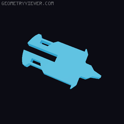 Deep Space Nine Kit Card 3D model thumbnail