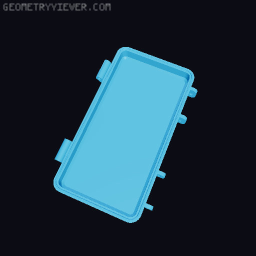 Blazer Ammo Rugged Box Parametric 3D model thumbnail