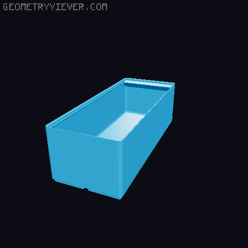 Gridfinity cups height 9 (67mm) collection 3D model thumbnail
