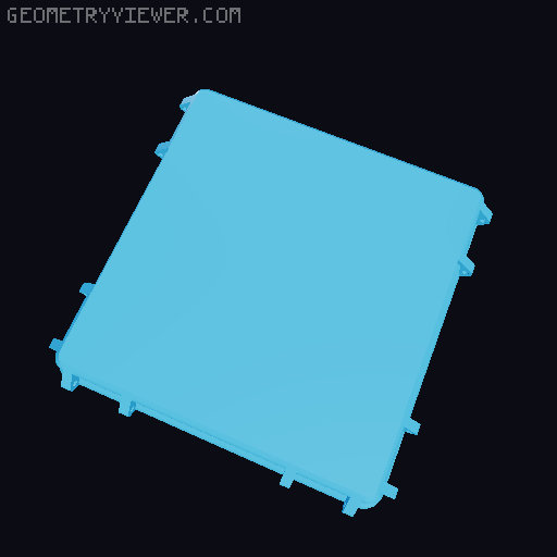 SBox for MINI - stackable toolbox system 3D model thumbnail