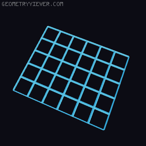 Generated STL Files from Parametric Gridfinity Baseplate 3D model thumbnail