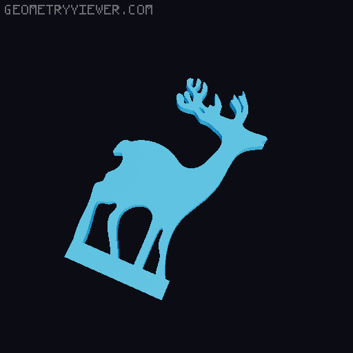 Christmas decoration 3D model thumbnail