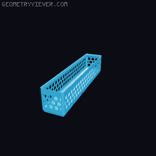 Gridfinity Hex Bins all sizes 3D model thumbnail