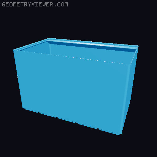 Gridfinity cups height 18 (130mm) collection 3D model thumbnail