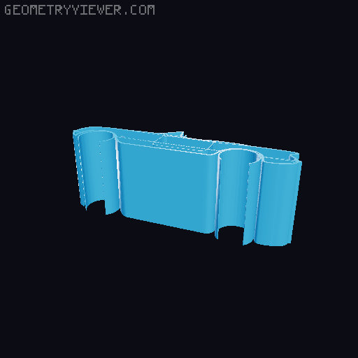 Car silhouettes! different models 3D model thumbnail