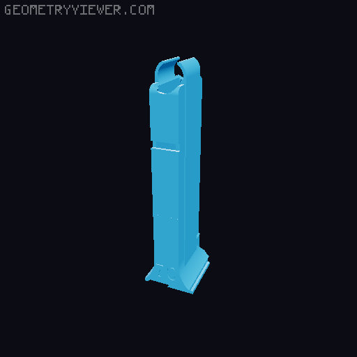 Protean Foregrip. 3D model thumbnail