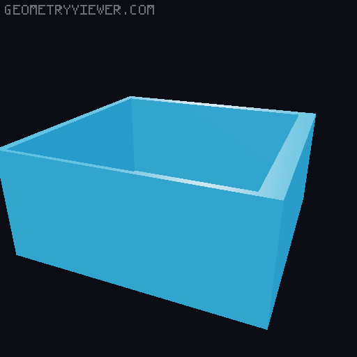Flow cube and Tolerance ring 3D model thumbnail