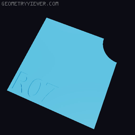 Radius Gauge - Convex & Concave 3D model thumbnail