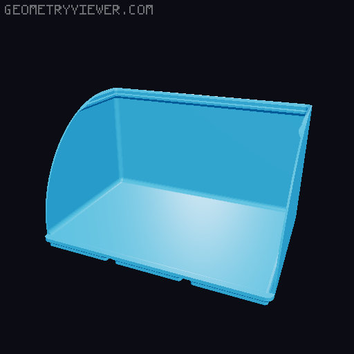 Gridfinity rouded bins collection all sizes 3D model thumbnail