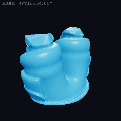 Urban doberman 3D model thumbnail