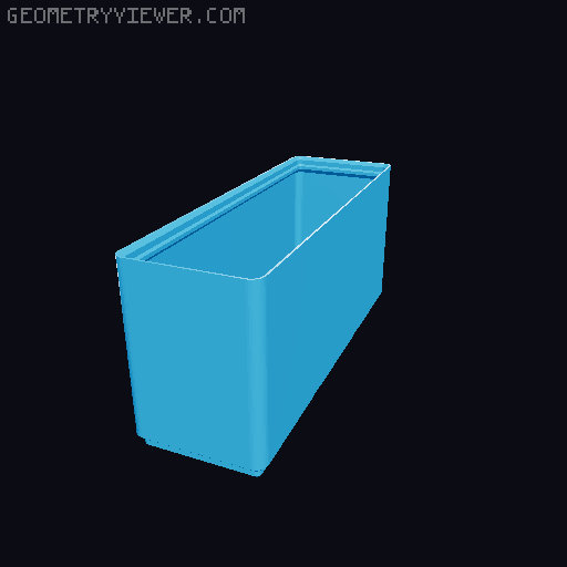 Gridfinity cups height 8 (60mm) collection 3D model thumbnail