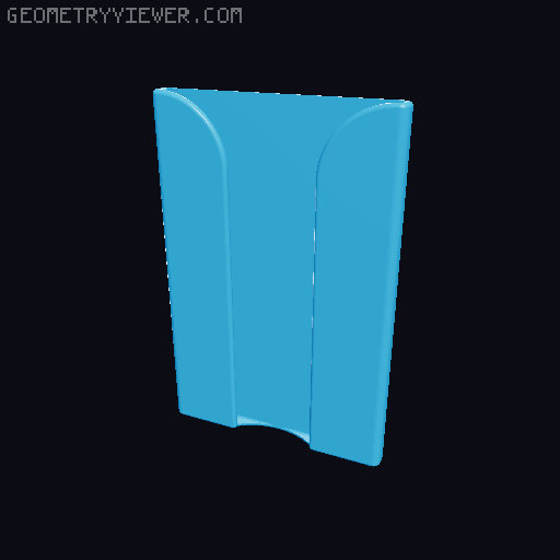 The DUMB Wallet X Money Clip 3D model thumbnail