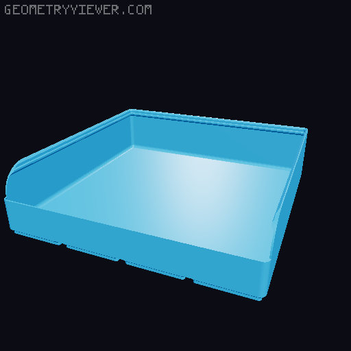 Gridfinity rouded bins collection all sizes 3D model thumbnail