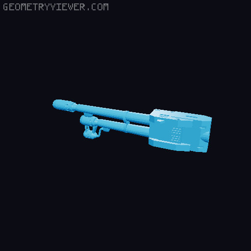 40mm attachments 3D model thumbnail