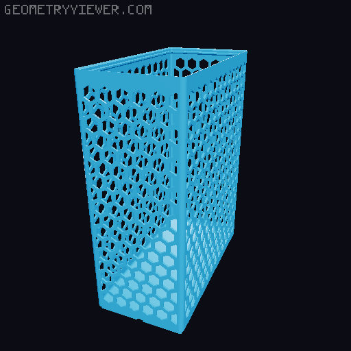 Gridfinity Hex Bins all sizes 3D model thumbnail