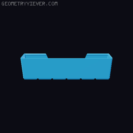 Gridfinity wall cutout collection 3D model thumbnail
