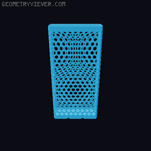 Gridfinity Hex Bins all sizes 3D model thumbnail