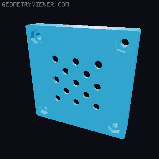 Self-propelled tracked platform 3D model thumbnail