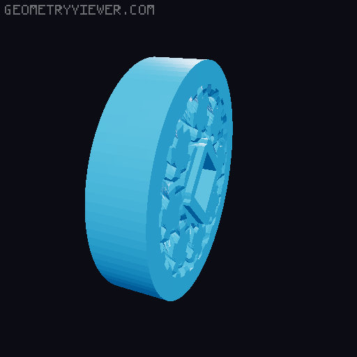 Modular Toy Robot 3D model thumbnail