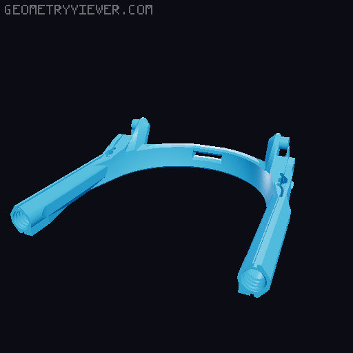GearHead Quest 3 Strap 3D model thumbnail