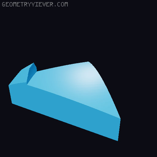 Turtle shell container 3D model thumbnail