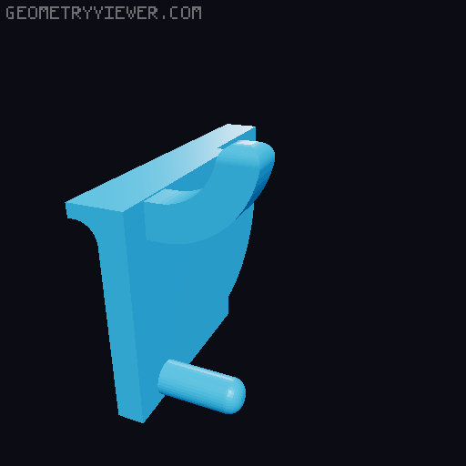 Ultimate Drawer System XL Pegboard Adapter 3D model thumbnail