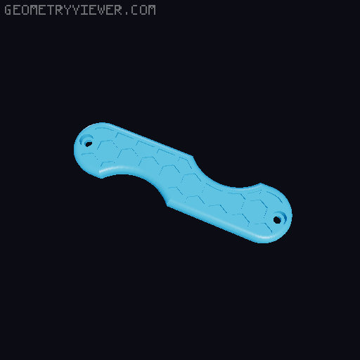 Swiss Key Holder V2.1 - M3x4x5 Insert 3D model thumbnail